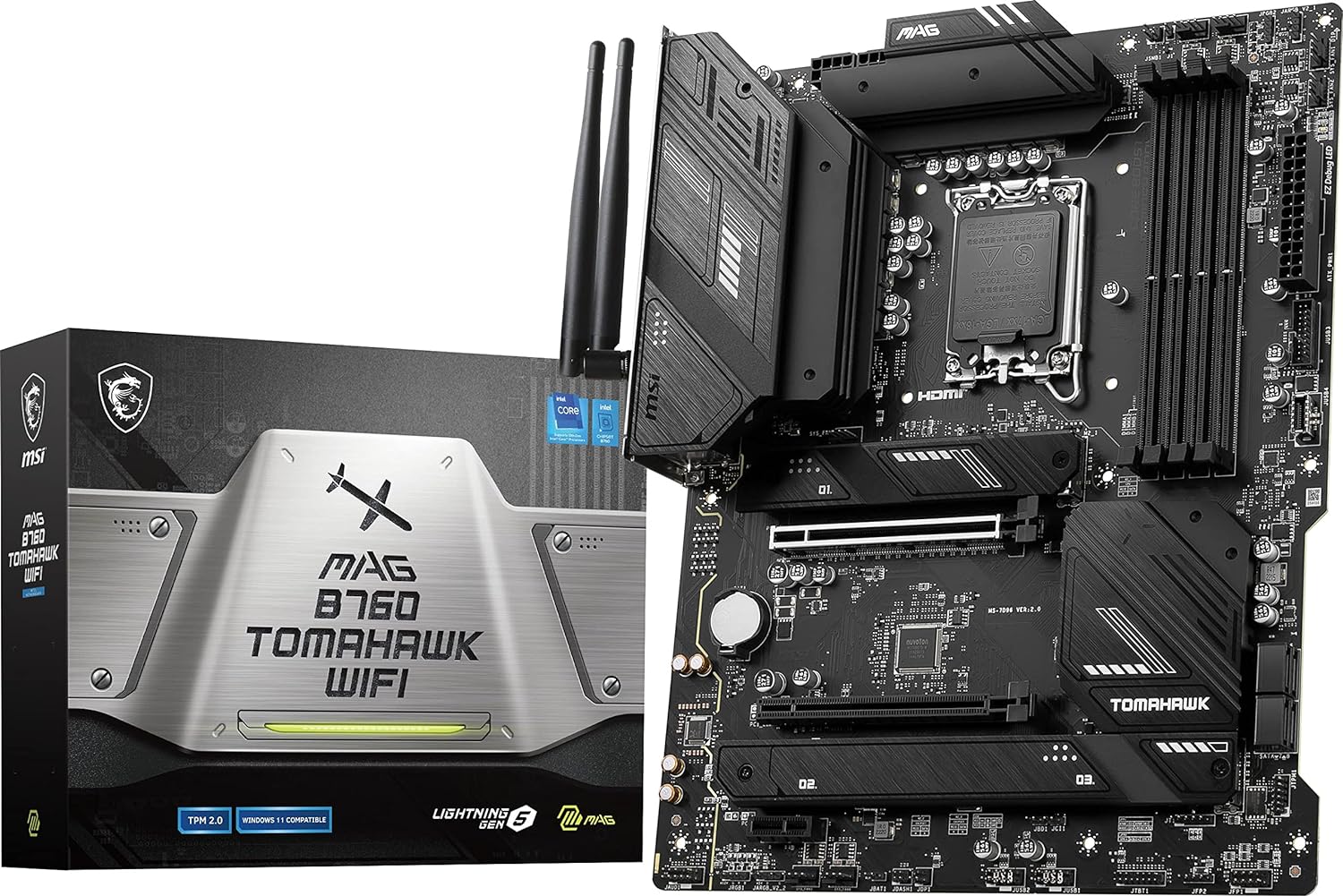 MSI Motherboard B760 TOMAHAWK WIFI DDR5 MSI Motherboard B760 TOMAHAWK WIFI DDR5